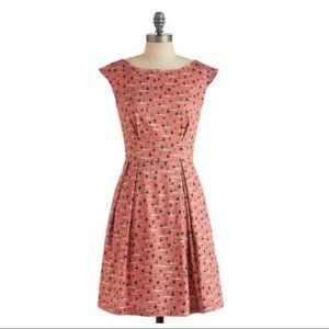 Modcloth Closet London Fantastical Voyage Hot Air Balloon Dress Size 8 Novelty